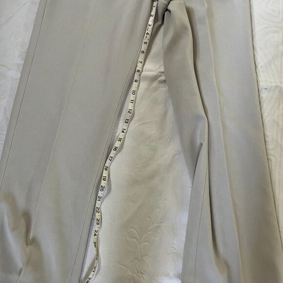 KASPER 12 Neutral Off-white Greige Cream 2-piece All-Lined Jacket Pant SUIT - Picture 7 of 9